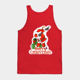 Dabbing Santa Tank Top